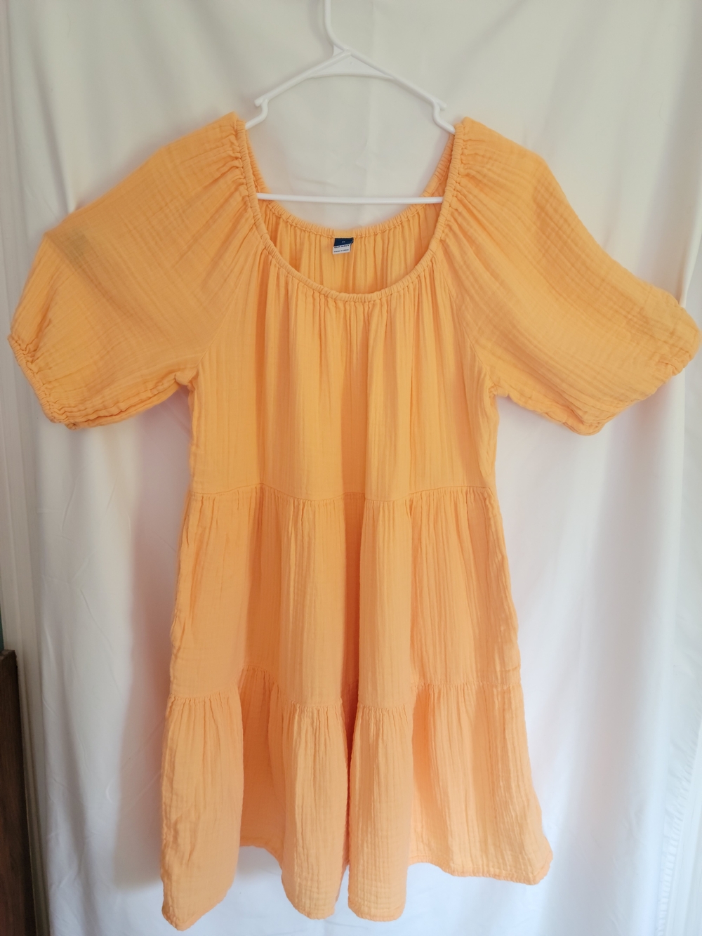 Old Navy Peach Smocked Neckline Top